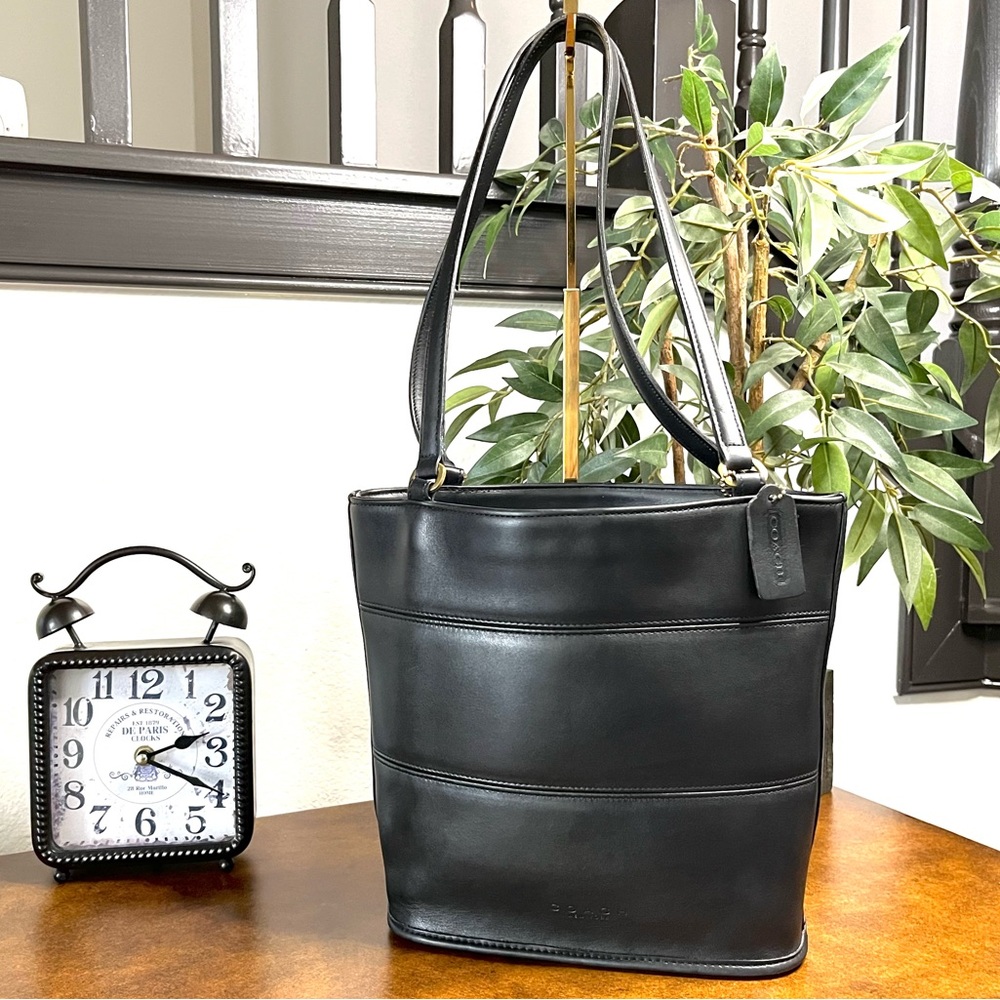 COACH Vintage Tribeca Shopper, Black No. 9098